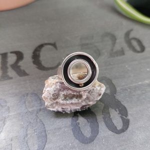 Sterling silver round and round ring